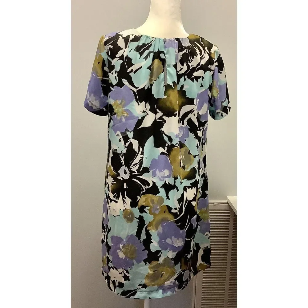 ReneeC. Dress‎ floral Pullover short sleeve M Medium Vacation